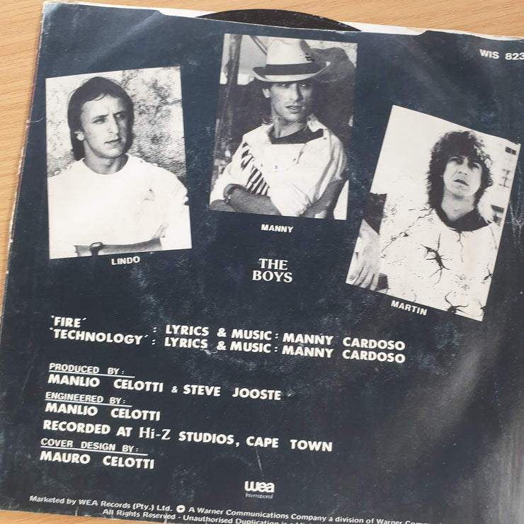 Manny Cardoso - Fire - Technology - 7” Record (VG+)  (MWA)