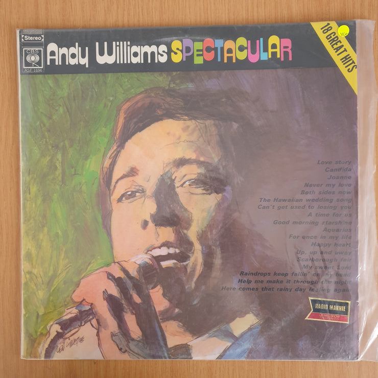 Andy Williams - Spectacular – Vinyl LP Record - Very-Good+ Quality (VG+) (verygoodplus)
