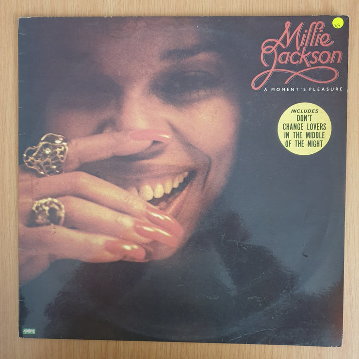 Millie Jackson – A Moment's Pleasure – Vinyl LP Record - Very-Good+ Quality (VG+) (verygoodplus)