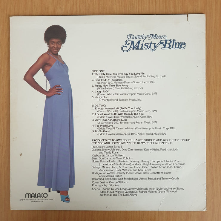 Dorothy Moore – Misty Blue – Vinyl LP Record - Very-Good+ Quality (VG+) (verygoodplus)