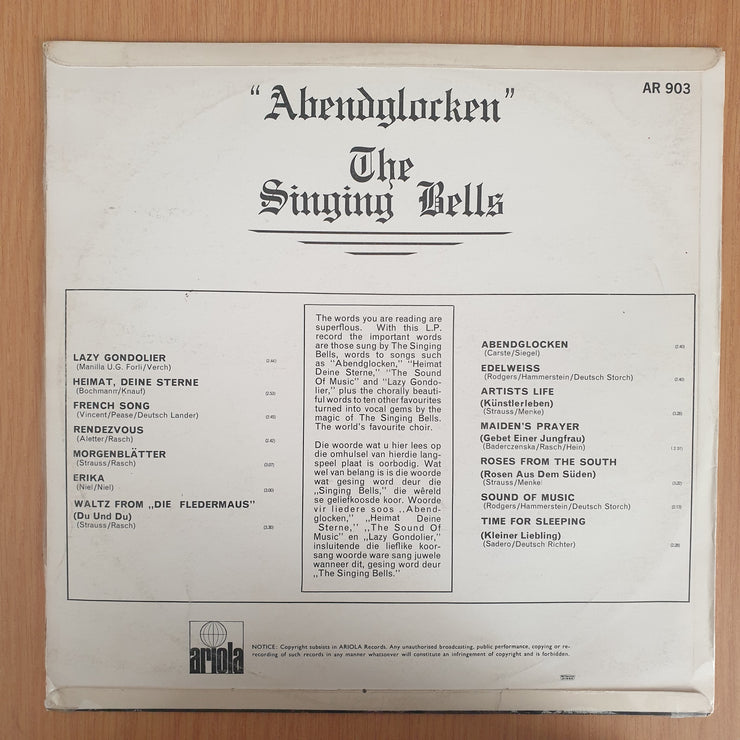 The Singing Bells – Abendglocken - Vinyl LP Record - Very-Good Quality (VG)  (verry)
