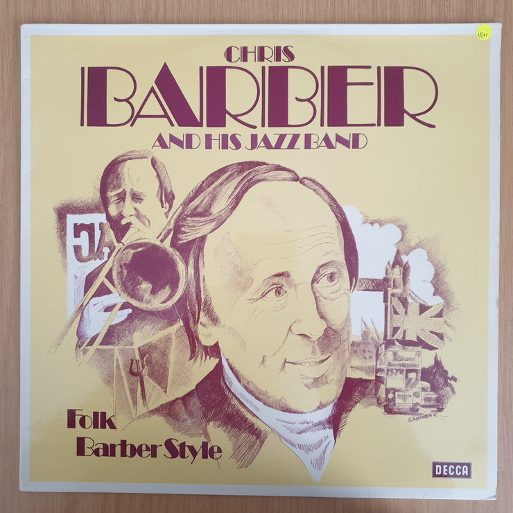 Chris Barber And His Jazz Band – Folk Barber Style – Vinyl LP Record - Very-Good+ Quality (VG+) (verygoodplus)