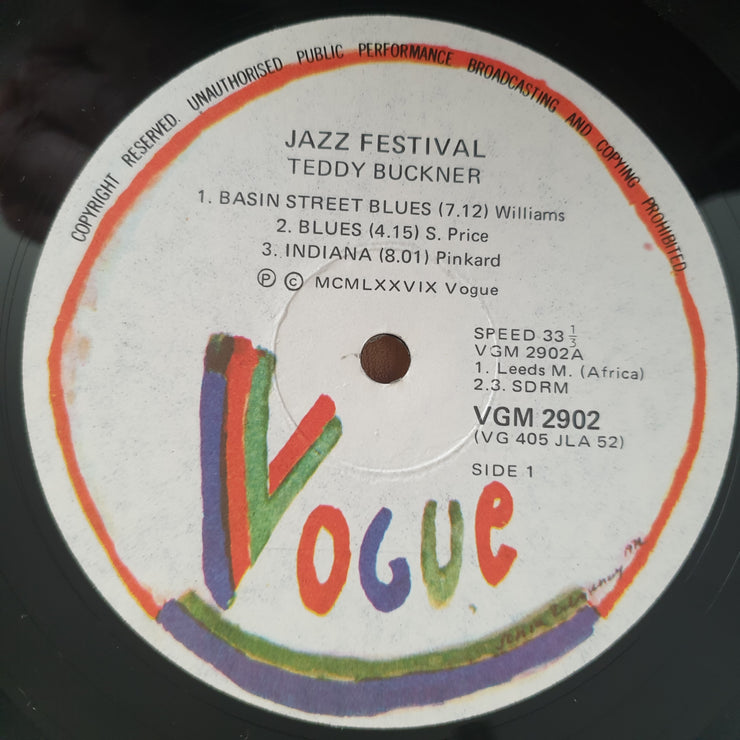 Teddy Buckner – Jazz Festival – Vinyl LP Record - Very-Good+ Quality (VG+) (verygoodplus)