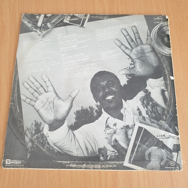 Jimmy Smith – It's Necessary – Vinyl LP Record - Very-Good- Quality (VG-) (minus)