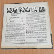 Harold Mabern ‎– Workin' & Wailin' - Vinyl LP Record - Very-Good+ Quality (VG+) (verygoodplus)
