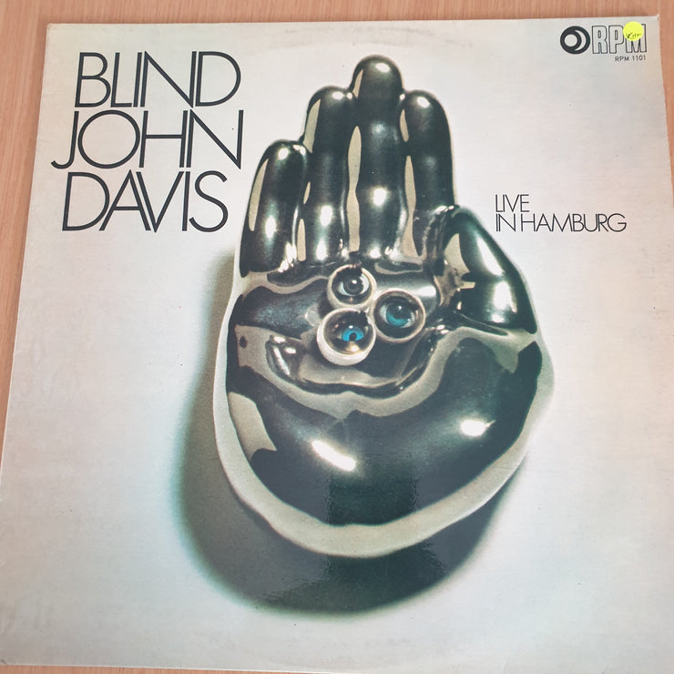 Blind John Davis – Live In Hamburg - Vinyl LP Record - Very-Good+ Quality (VG+) (verygoodplus)