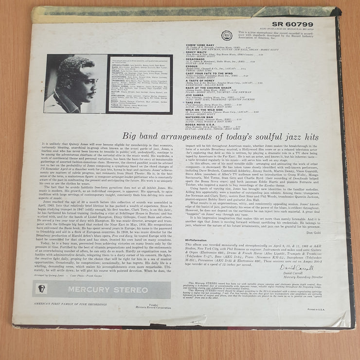 Quincy Jones – Plays Hip Hits - Vinyl LP Record - Very-Good Quality (VG)  (verry)