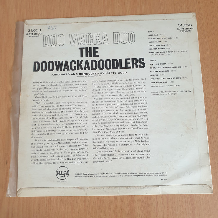 The Doowackadoodlers – Doo Wacka Doo (The Happy Wacky Sounds Of The Doowackadoodlers) - Vinyl LP Record - Very-Good+ Quality (VG+) (verygoodplus)