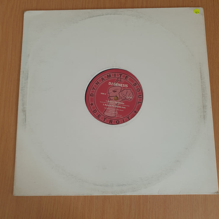 DJ Genesis – Back In The Middle - Vinyl LP Record - Very-Good+ Quality (VG+) (verygoodplus)