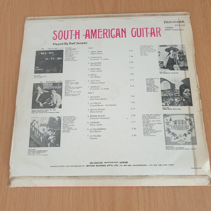 South American Guitar - Ralf Jenzen – Vinyl LP Record - Good+ Quality (G+) (gplus)