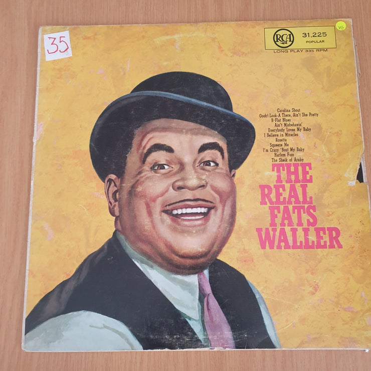 Fats Waller – The Real Fats Waller - Vinyl LP Record - Very-Good Quality (VG)  (verry)