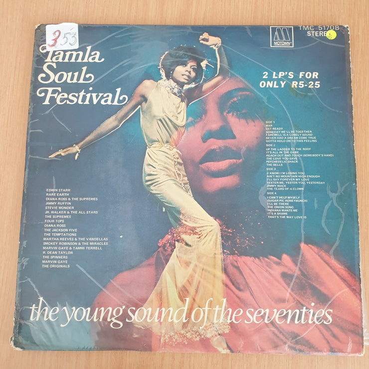 Tamla Soul Festival - Double Vinyl LP Record - Very-Good Quality (VG)  (verry)