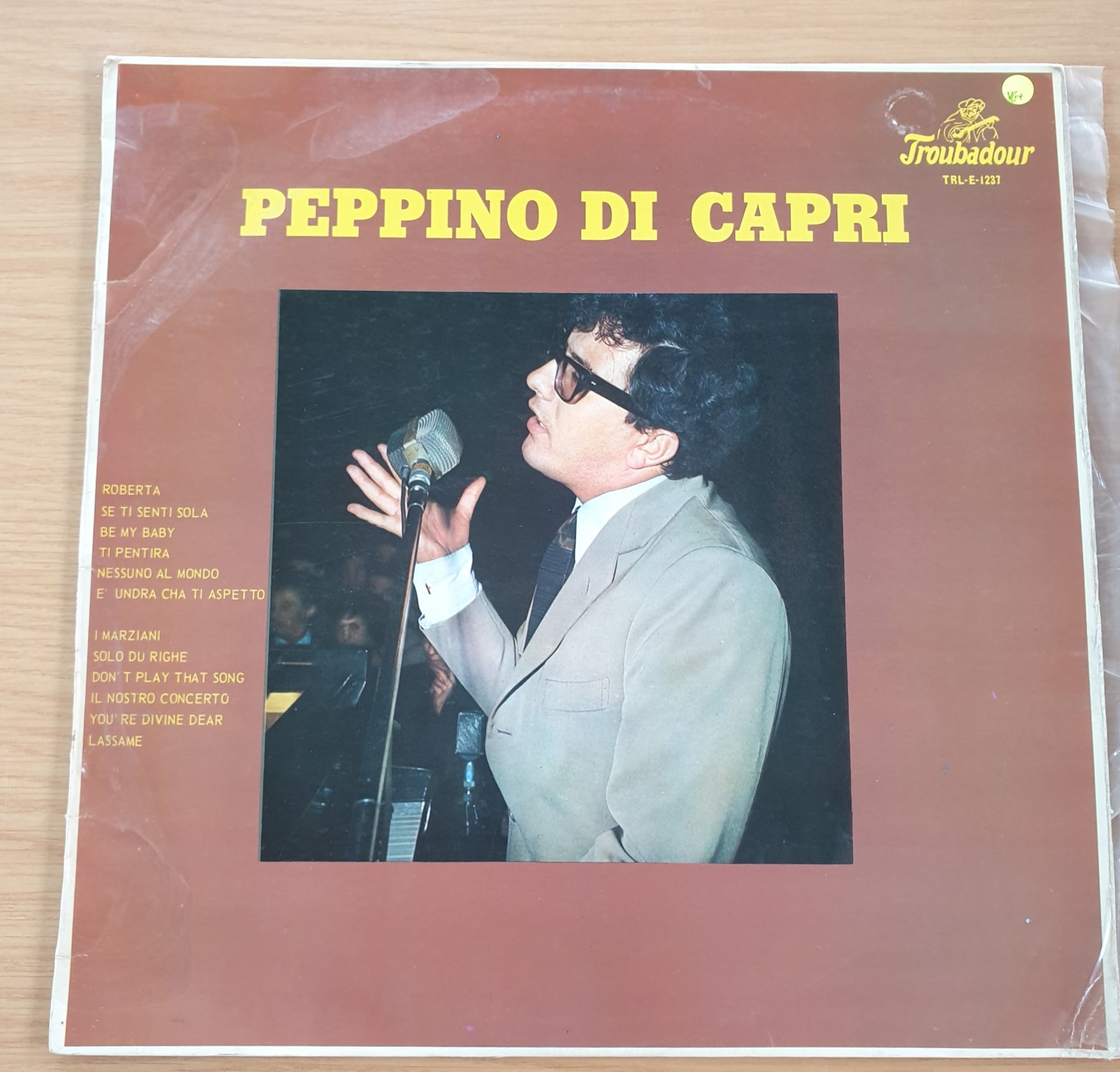 Peppino Di Capri - Peppino Di Capri – Vinyl LP Record - Very-Good+ Qua ...