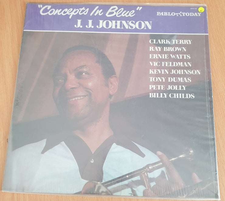 J.J. Johnson – Concepts In Blue - Vinyl LP Record (VG)