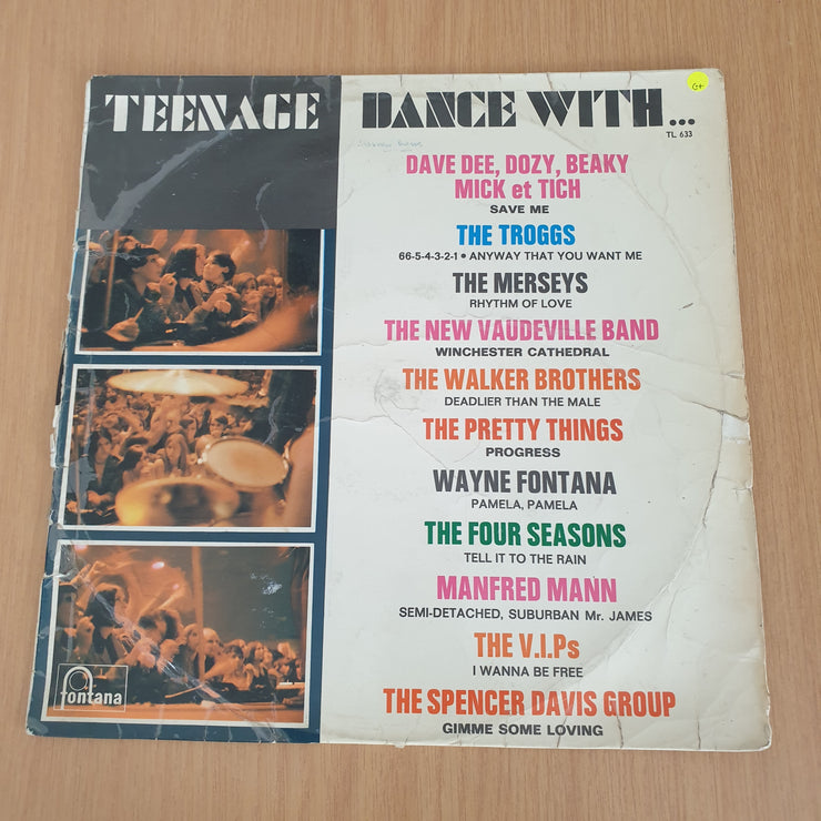 Teenage Dance With ...- Various Artists – Vinyl LP Record  (G+)
