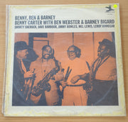 Benny Carter With Ben Webster & Barney Bigard – BBB & Co. – Vinyl LP Record  (G+)