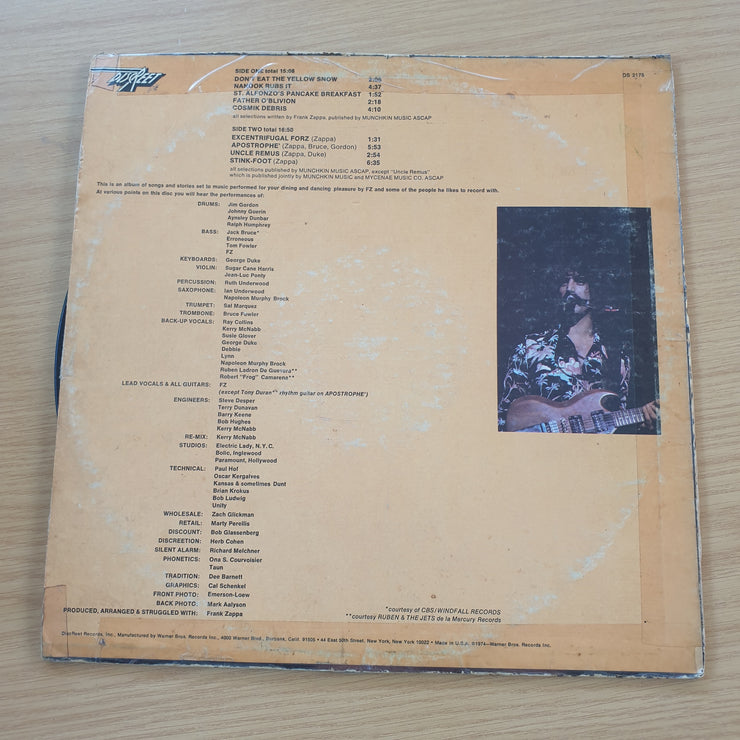 Frank Zappa ‎– Apostrophe (') (US)  - Vinyl LP Record (VG)