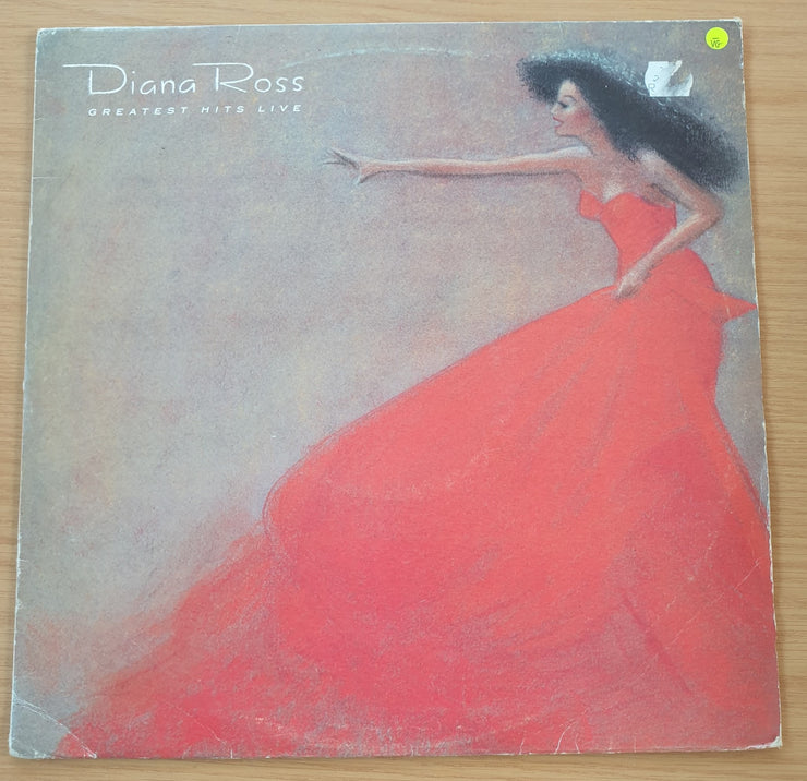 Diana Ross – Greatest Hits Live – Vinyl LP Record  (VG-)