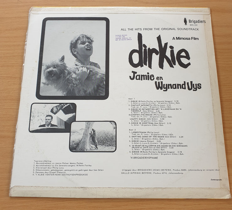 Dirkie - Jamie en Wynand Uys - 'n Mimosa Film - Soundtrack – Vinyl LP Record  (VG+)