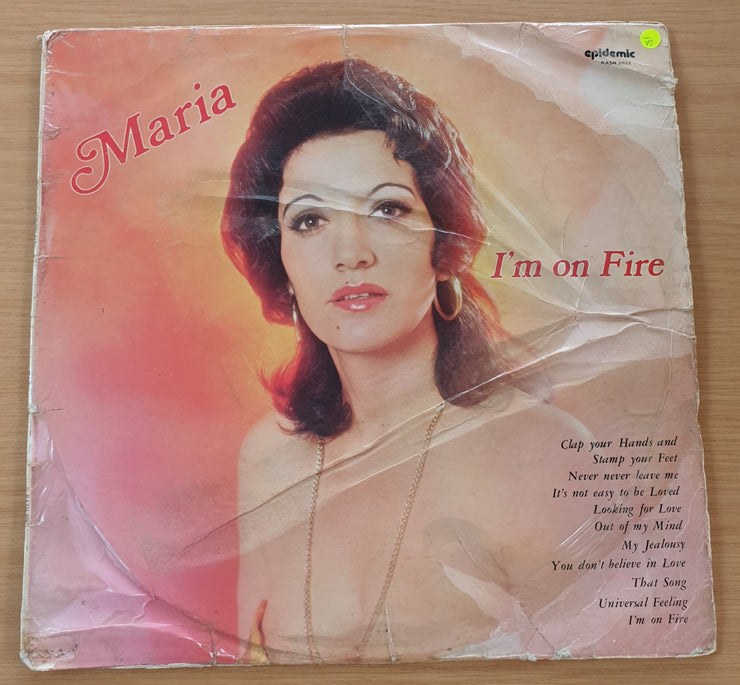 Maria – I'm On Fire – Vinyl LP Record  (VG-)