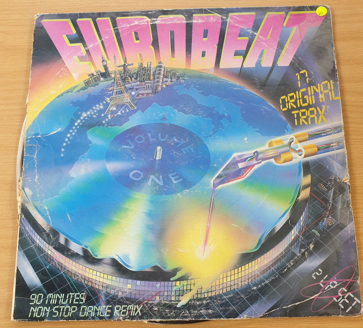 Eurobeat - Vol 1  - Original Artists - Double Vinyl LP Record (VG)