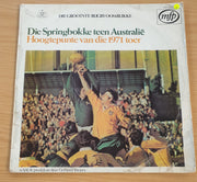 Springbokke teen Australie - Hoogpunte van die 1971 Rugby Toer  - Vinyl LP Record (VG)