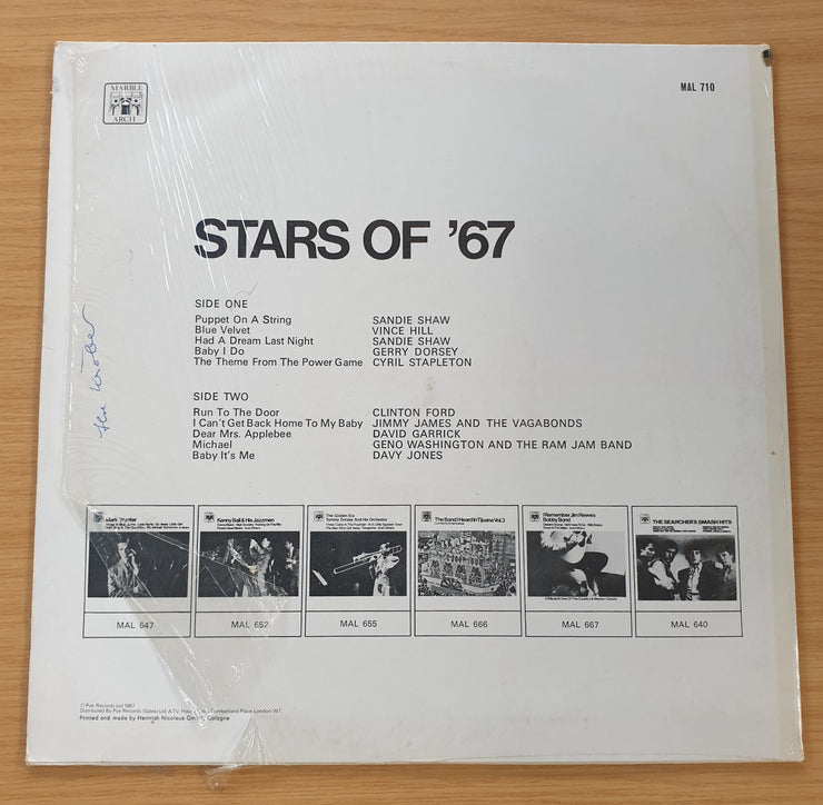 Stars of '67 (Sandie Shaw, Vagabonds, Geno Washington...) - Vinyl LP Record  (VG+)