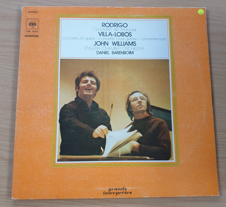 Rodrigo -  Concierto De Aranjuez - John Williams, English Chamber Orchestra, Daniel Barenboim -  Vinyl LP Record (VG)