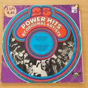 25 Power Hits by Original Artists - Vinyl LP Record  (VG-)