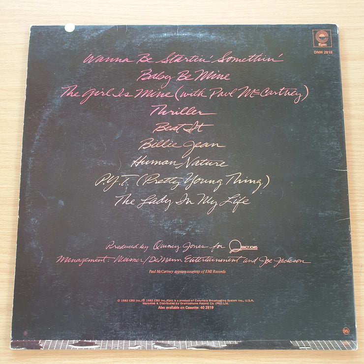 Michael Jackson – Thriller – Vinyl LP Record (VG+)