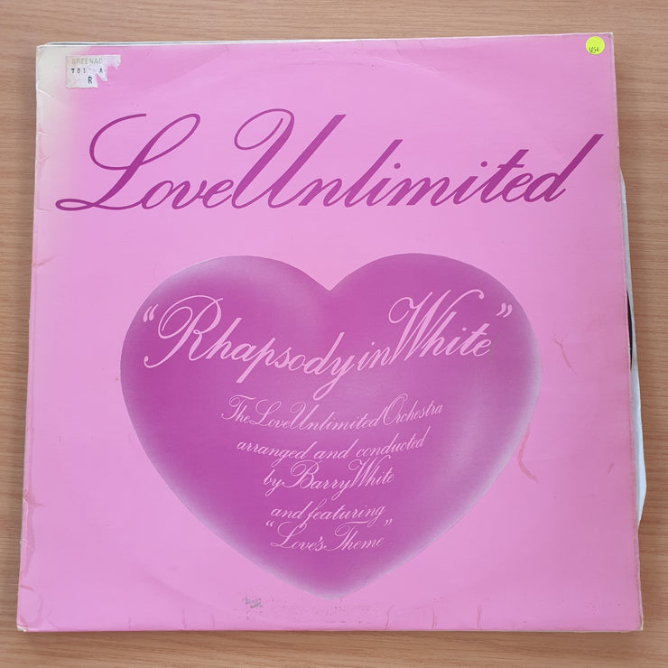 The Love Unlimited Orchestra ‎– Rhapsody In White - Barry White– Vinyl LP Record (VG+)