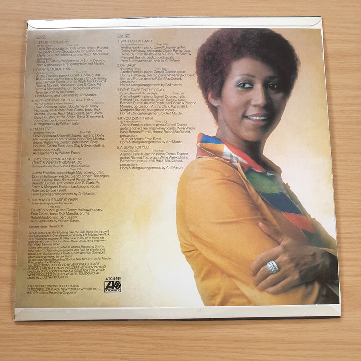 Aretha Franklin – Let Me In Your Life - Vinyl LP Record (VG+)
