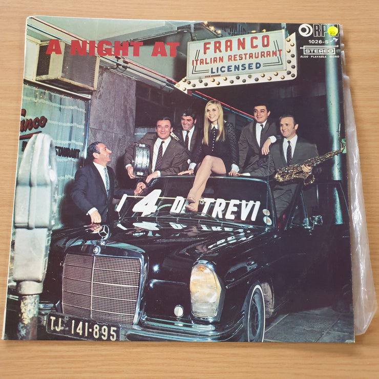 A Night at Franco Italian Resturant Licenced  with 4 Di Trevi - Vinyl LP Record (VG+)