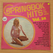 Springbok Hits of the Week - Vol 38 (Rhodesia) - Vinyl LP Record  (VG-)