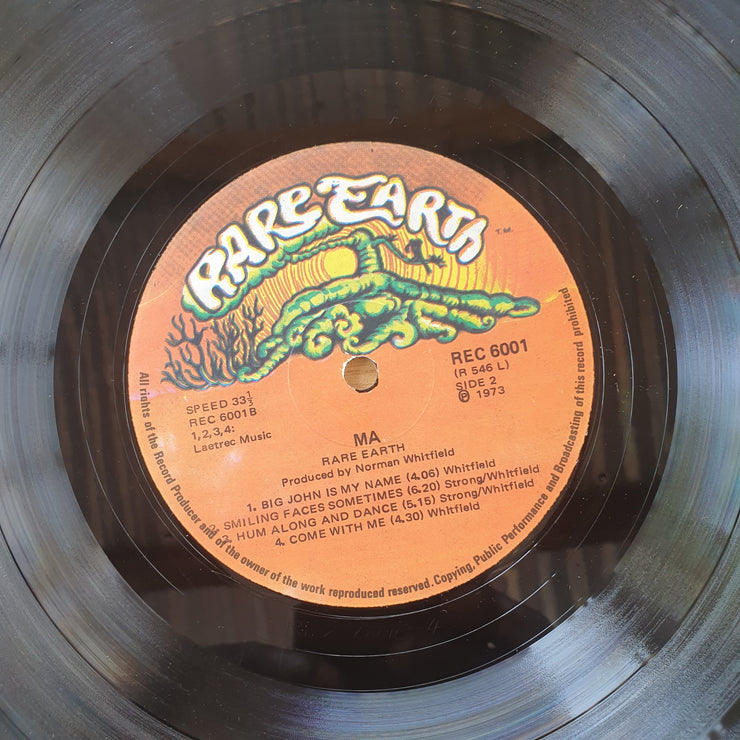 Rare Earth ‎– Ma - Vinyl LP Record  (VG-)