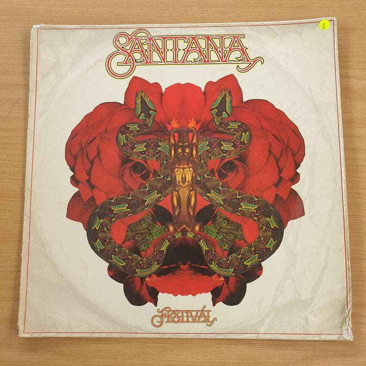 Santana ‎– Festival - Vinyl LP Record (VG)