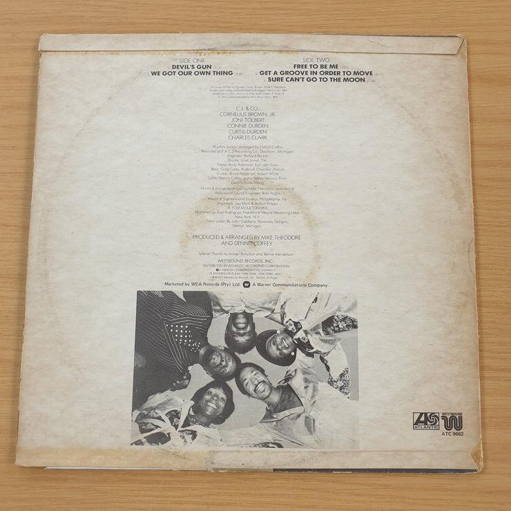 C.J. & Co. ‎– Devil's Gun (Rhodesia) - Vinyl LP Record (VG)