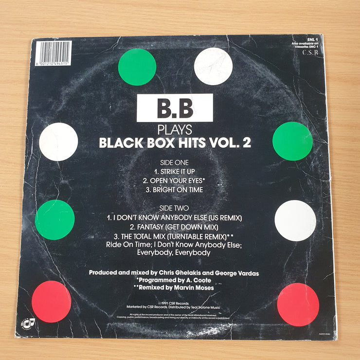 B.B – B.B Plays Black Box Hits - Vol 2 - Vinyl LP Record (G+)