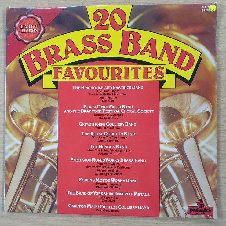 20 Brass Band Favourites – Vinyl LP Record (VG+)