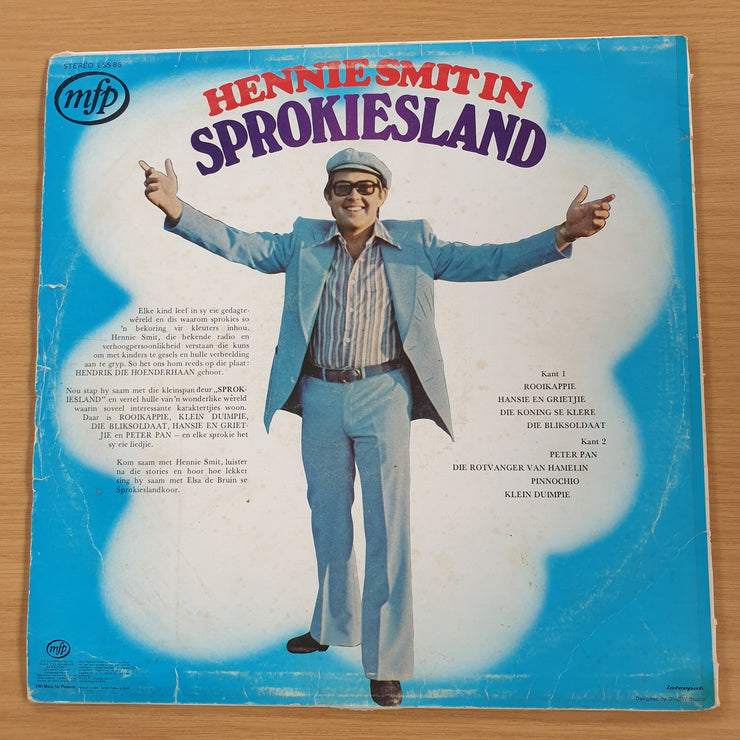 Hennie Smit in Sprokiesland- Vinyl LP Record (VG)