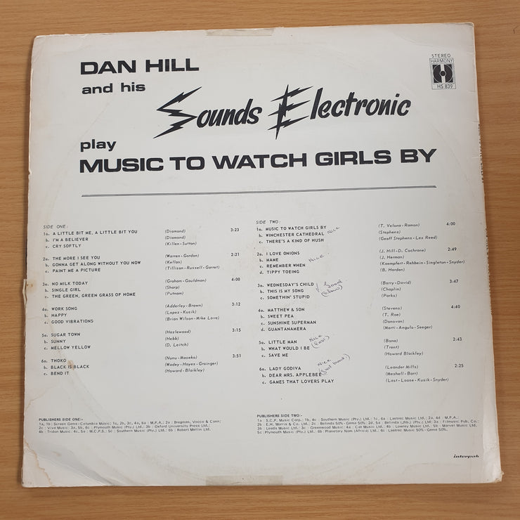 Dan Hill – Music To Watch Girls By   - Vinyl LP Record (G+)