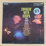 Gene Krupa And His Orchestra – Swingin' With Krupa - Vinyl LP Record (VG+)