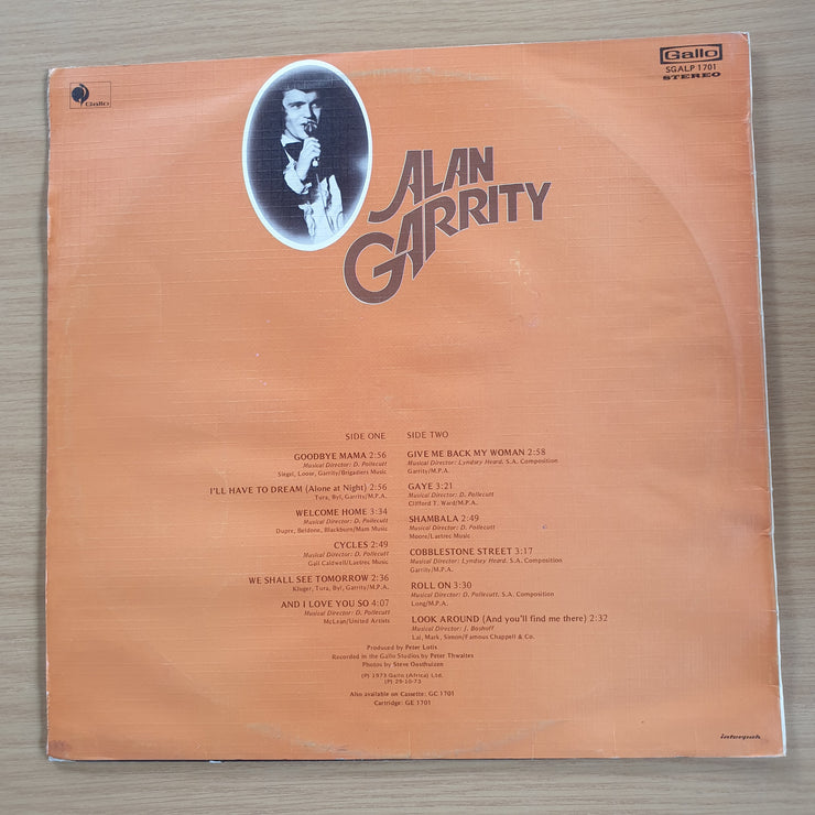 Alan Garrity – Goodbye Mama - Vinyl LP Record (VG+)