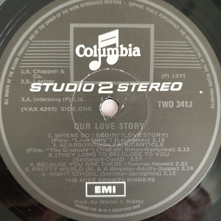 The Mike Sammes Singers - Our Love Story – 1x Vinyl LP Record Box Set  (VG+)  (B5)