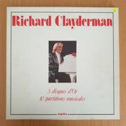 Richard Clayderman – 3 Disques D'Or - 10 Partitions Musicales - 3 x Vinyl LP Record Box Set (VG+)