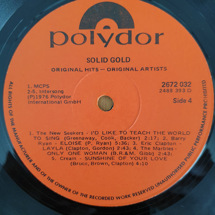 Solid Gold - Original Hits - Double Vinyl LP Record (VG+) – C-Plan Audio