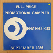 RPM Records - Promotional Sampler - Vinyl LP Record (VG+)