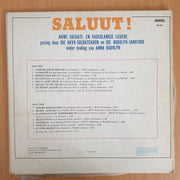 Saluut - Nuwe Soldate - En Vaderlandse Liedere - AKVV Soldatekoor - Vinyl LP Record (VG+)