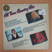 All Time Country Hits - Original Artists  - Vinyl LP Record (VG+)