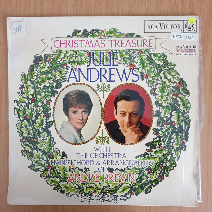 Julie Andrews / Andre Previn - Christmas Treasure - Vinyl LP Record (VG+)